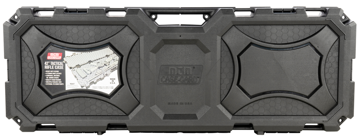 MTM Case-Gard RC42T Tactical Rifle Case 42" Black - Holds 2 Rifles