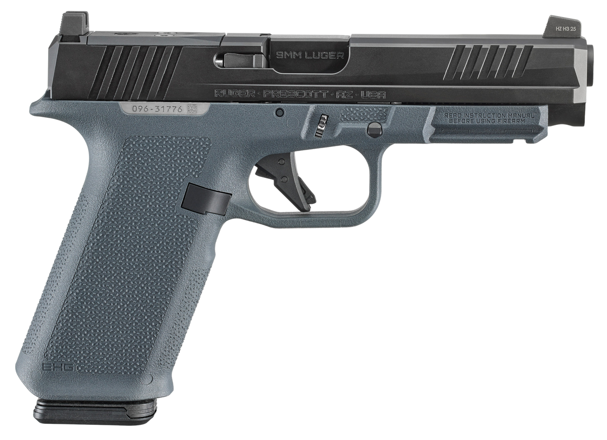 Ruger RXM 9mm Luger 4.50" 17+1 Semi-Auto Pistol - Optic Ready Stealth Gray