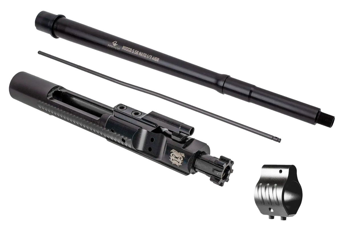 Rosco Manufacturing K9 Sauce Pack AR-15 5.56 NATO 16" Stainless Barrel w/ BCG & Gas System - Black Nitride