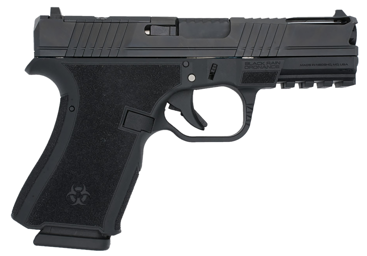 Black Rain Ordnance Frontline+ Compact 9mm Luger 4" 15+1 Semi-Auto Pistol - Black