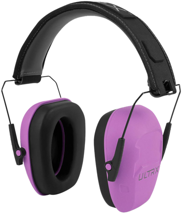 Allen Ultrax Shield 23 dB Plum Passive Earmuffs