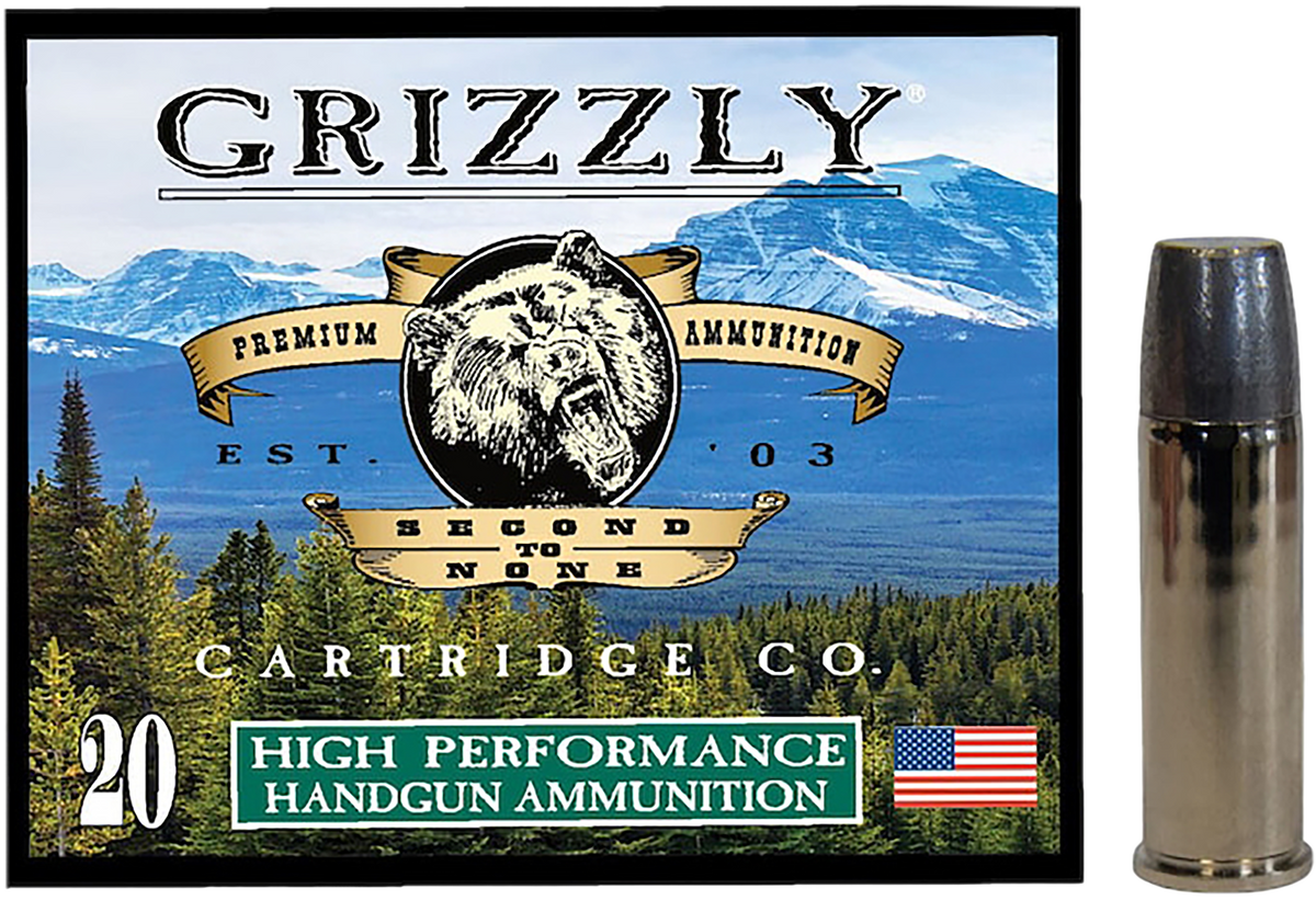 Grizzly Ammo GC44M19 44 Rem Mag 320gr Wide Long Nose Gas Check - Box or Case