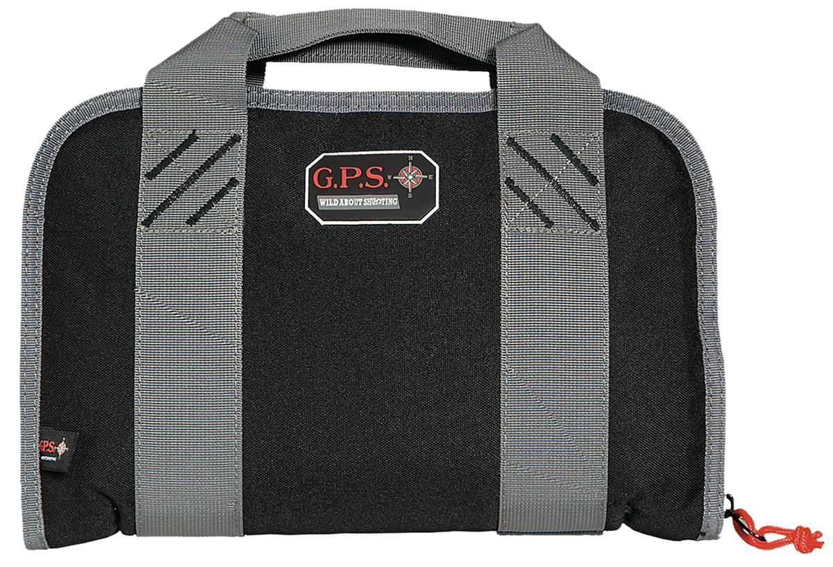 G*Outdoors GPS-1107PCCB Compact Double Pistol Case Black 1-2 Handguns