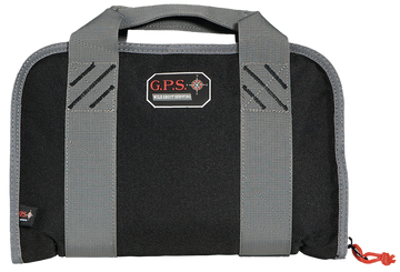 G*Outdoors GPS-1107PCCB Compact Double Pistol Case Black 1-2 Handguns