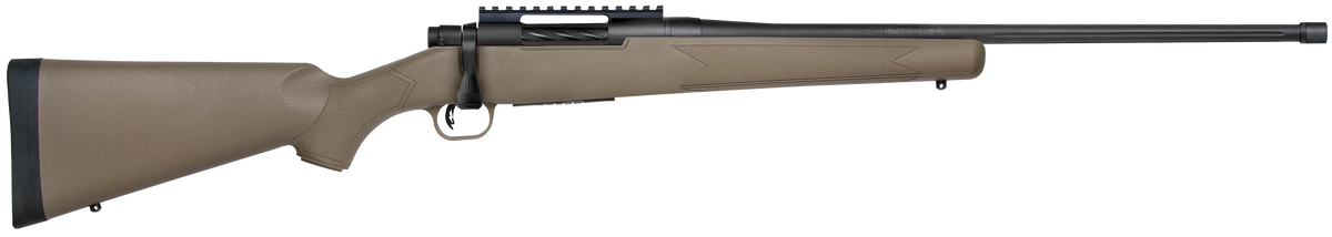 Mossberg Patriot Predator 22-250 Rem 22" 5+1 Bolt-Action Rifle - Fluted Threaded Barrel, FDE Stock