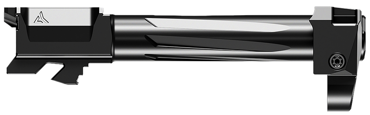 Radian Weapons Ramjet & Afterburner Glock 19 Gen5 9mm Fluted Stainless Steel Combo - Black