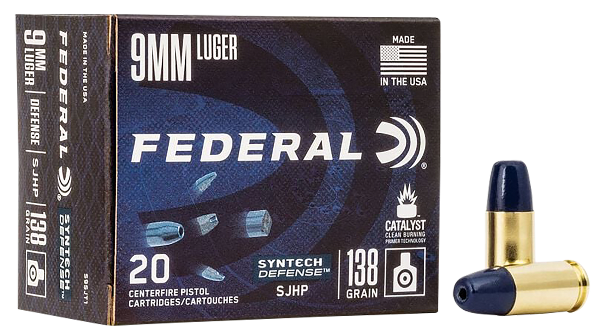 Federal Syntech Defense 9mm Luger 138 gr Segmented Jacketed Hollow Point - Box or Case