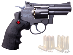 Crosman SNR357 .177 6-Shot CO2 DA/SA Air Pistol - Black Rubber Grips