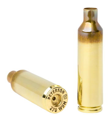 Peterson Cartridge 270 WSM Unprimed Rifle Brass - 50/Box