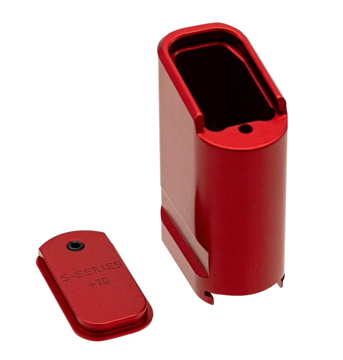 Shield Arms S15 +10 Magazine Extension 10rd - Red Anodized Aluminum