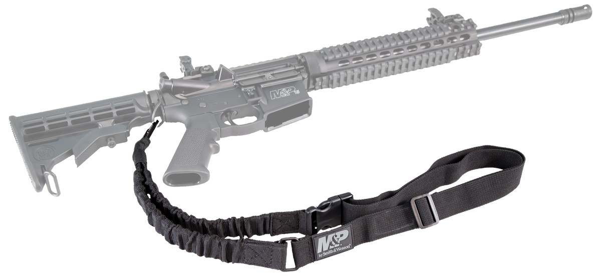 M&P Accessories 110030 Single Point Sling Kit Black Nylon AR-15