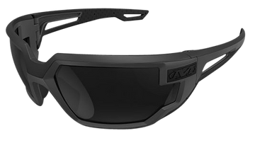 Mechanix Wear Type-X OSFA Black Lens Anti-Scratch Wraparound Safety Glasses - Black Frame