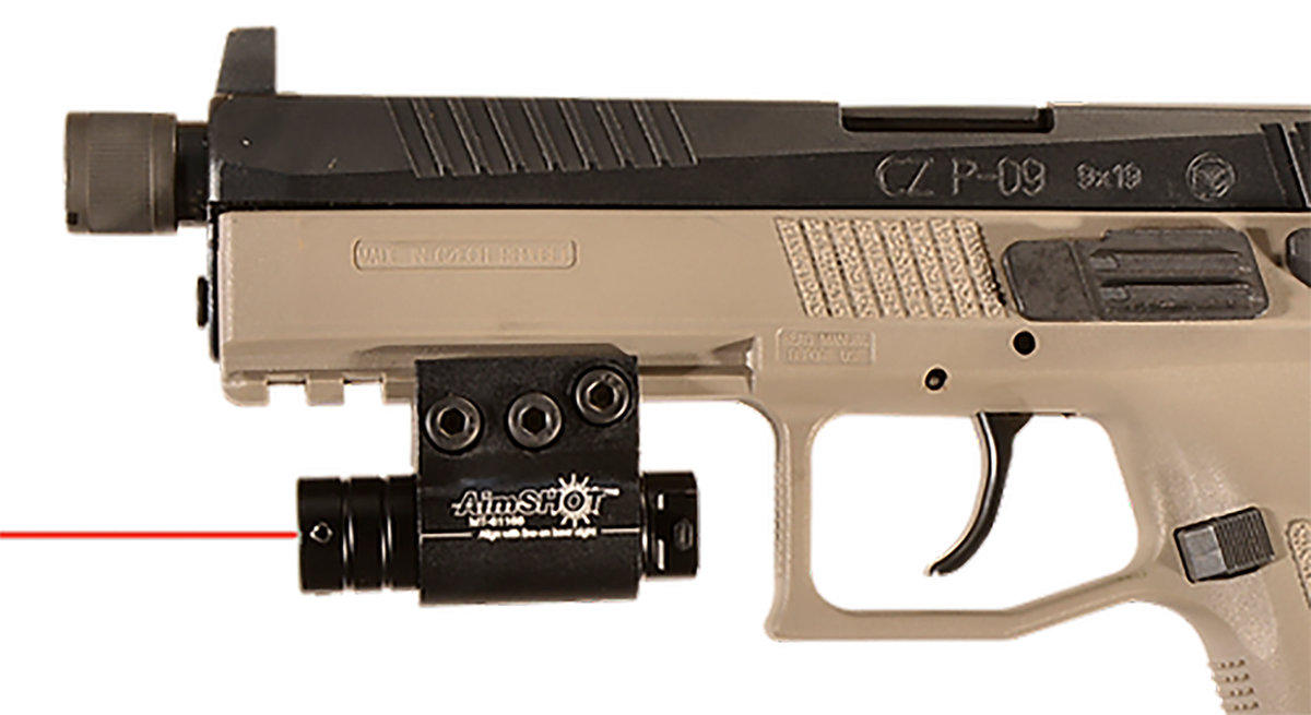AimShot KT6132 Pistol Laser Red 5mW 632nm Matte Black