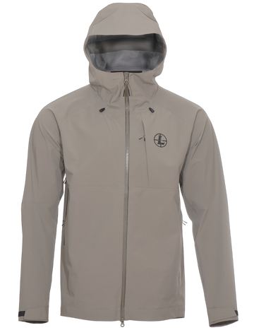 Leupold Storm Warden Rain Jacket Ash Green Nylon-Spandex Waterproof - Large