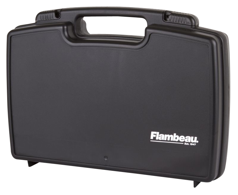 Flambeau 6455SC Safe Shot Pistol Pack Case 17" Black Polymer - Holds 2 Pistols
