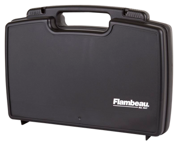 Flambeau 6455SC Safe Shot Pistol Pack Case 17" Black Polymer - Holds 2 Pistols