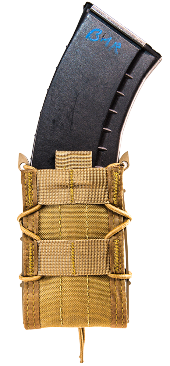 High Speed Gear 13TA10CB TACO Rifle Mag Pouch Coyote Brown Nylon Belt Mount