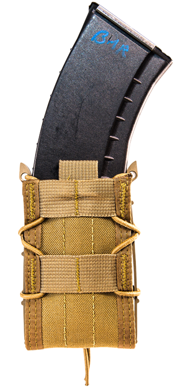 High Speed Gear 13TA10CB TACO Rifle Mag Pouch Coyote Brown Nylon Belt Mount