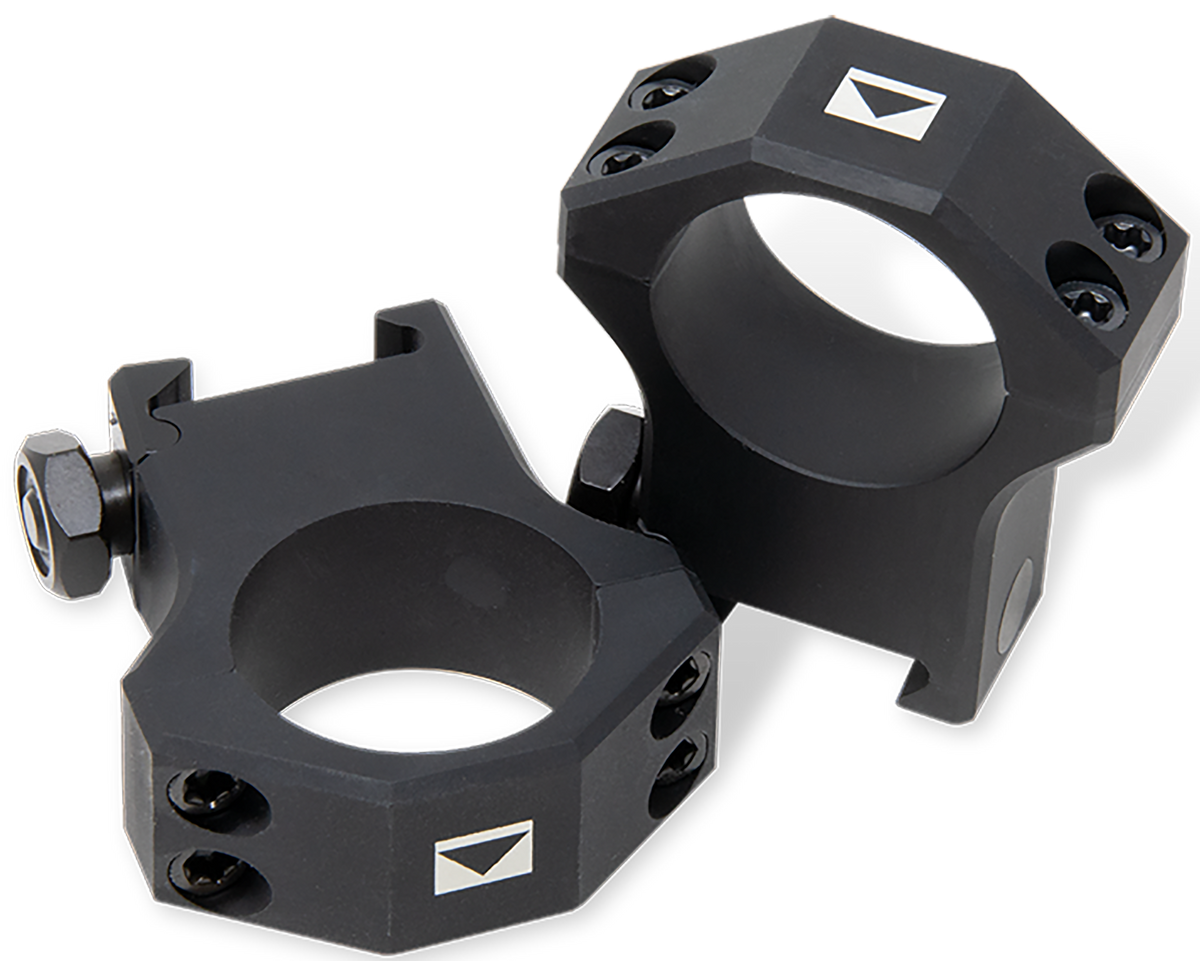 Steiner T-Series Scope Ring Set 34mm Tube High 1.25" Matte Black Aluminum Picatinny