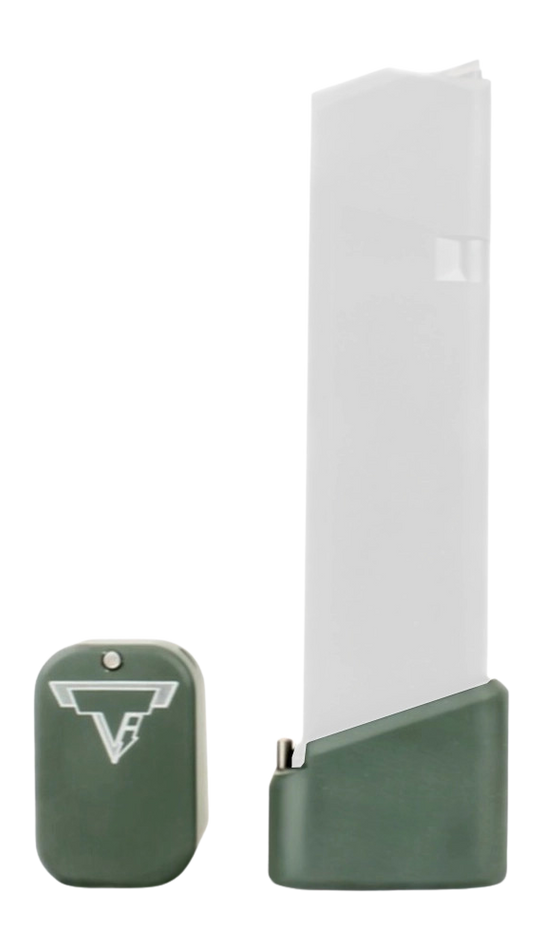 Taran Tactical Firepower Magazine Base Pad Kit Glock 17 - OD Green - +5/+6 Rounds