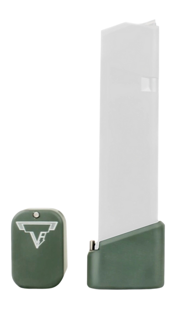 Taran Tactical Firepower Magazine Base Pad Kit Glock 17 - OD Green - +5/+6 Rounds