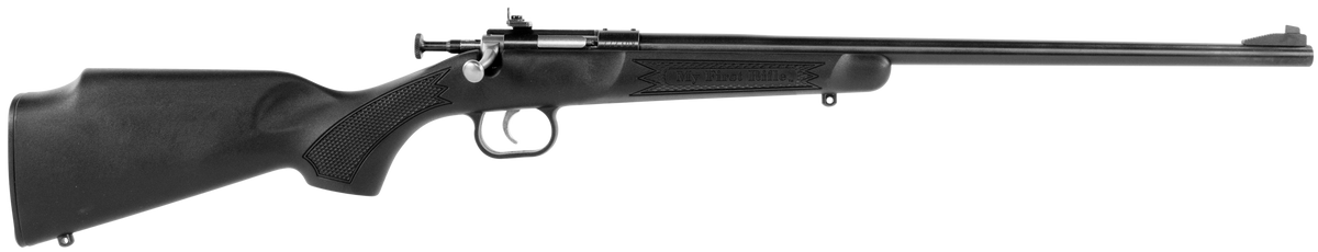 Crickett KSA2280 Youth 22 WMR 16.12" 1-Rd Bolt Action Rifle - Black Synthetic Stock