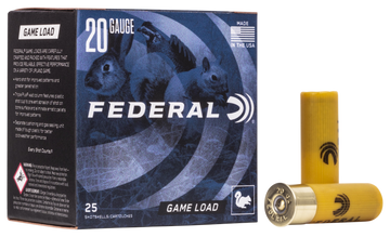 Federal Game-Shok Upland 20 Gauge 2.75" 7/8 oz #6 Shot 25 Rd - Box or Case