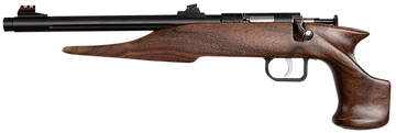 Chipmunk 40001 Hunter 22 S/L/LR 9" Single-Shot Bolt Action Pistol - Threaded Blued Barrel, Walnut Frame