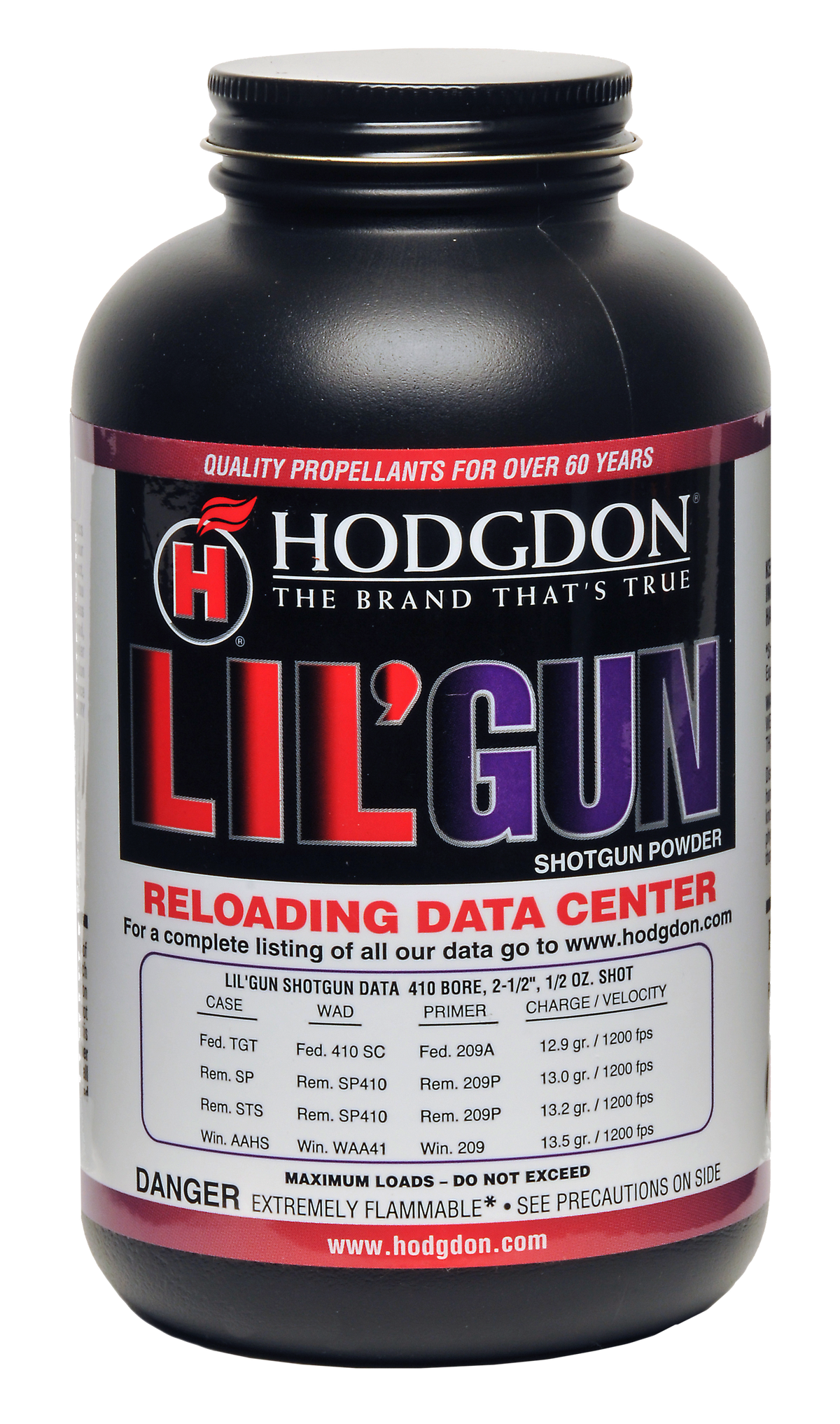 Hodgdon Lil'Gun Smokeless Pistol/Shotgun Multi-Caliber 1 lb Powder