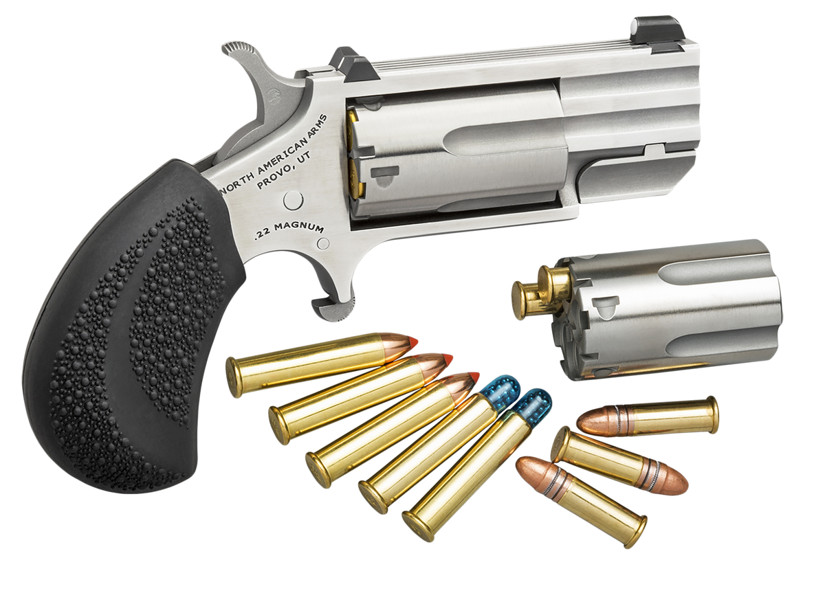 North American Arms Pug 22 LR/22 WMR 1" 5-Shot SAO Mini-Revolver - Conversion