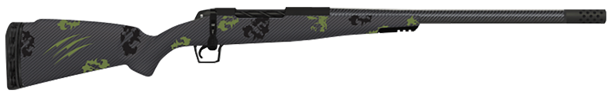 Fierce Firearms Twisted TI Rogue 7mm PRC 24" 3+1 Bolt-Action Rifle - Black/Forest Camo
