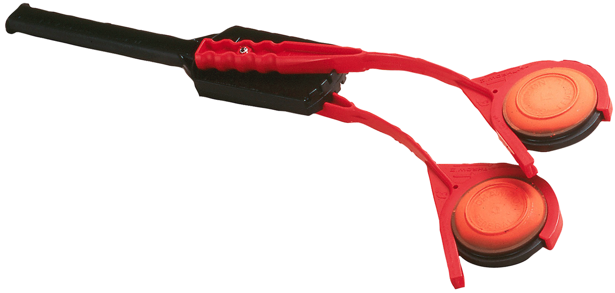 MTM Case-Gard EZDT40 EZ-Throw Double 31" Red Polymer Manual Clay Target Thrower