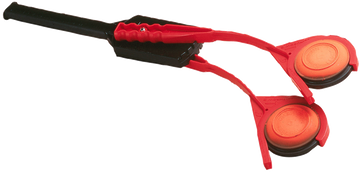 MTM Case-Gard EZDT40 EZ-Throw Double 31" Red Polymer Manual Clay Target Thrower