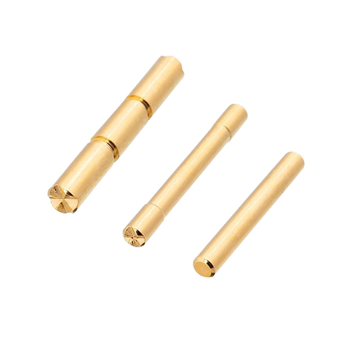 Tyrant CNC Diamond Cut Glock Gen 3-5 Gold Stainless Steel Pins