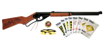 Daisy Red Ryder .177 BB 650-Shot 350 fps Lever Action Spring Air Rifle Shooting Kit
