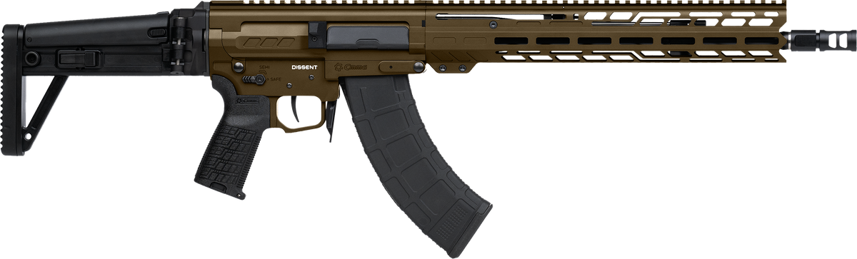 CMMG Dissent MK47 7.62x39mm 14.3" 30+1 Semi-Auto Rifle - Midnight Bronze