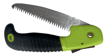 HME FS-1 Folding Saw 7" Carbon Steel Blade - Black Polymer Handle