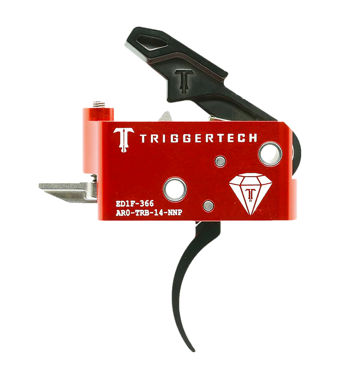 TriggerTech Diamond AR-15 1.5-4 lb Pro Curved Two-Stage Trigger