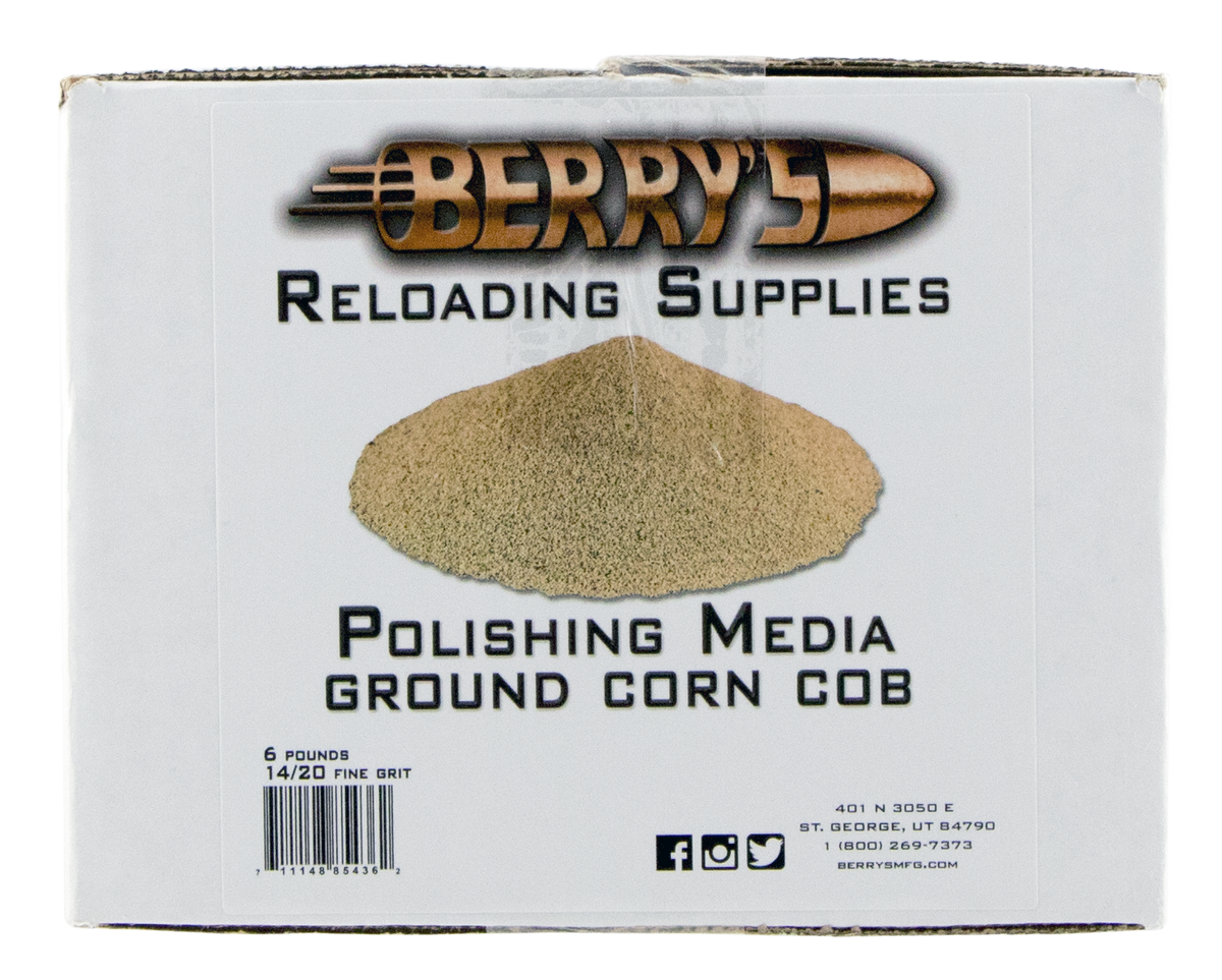 Berry's 85436 Corn Polishing Media 6 lbs - 14/20 Grit