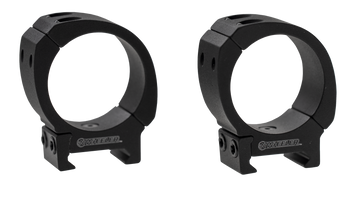 Wheeler Sporter Scope Rings 1" High Black - Bi-Weaver 6061 Aluminum