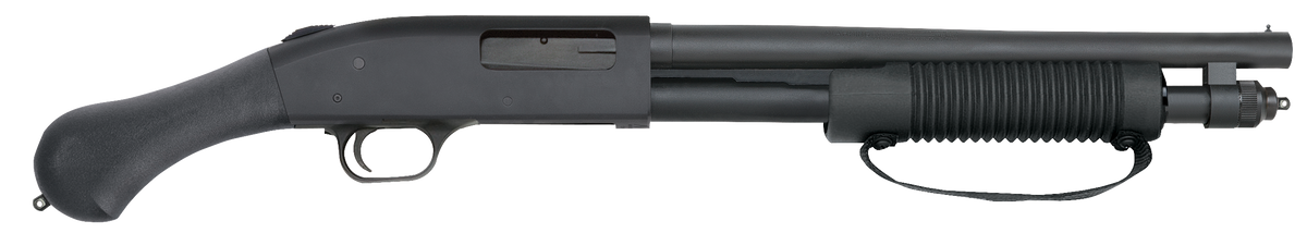 Mossberg 590 Shockwave 20 Gauge 14.38" 5+1 3" Pump - Heavy-Walled Barrel, Raptor Birdshead Grip