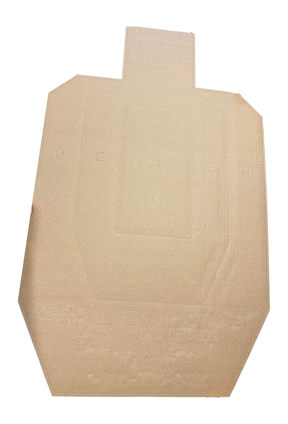 Action Target IPSC-CB IPSC/USPSA Hanging Cardboard Target 18" x 30" 100/Box