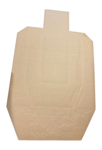 Action Target IPSC-CB IPSC/USPSA Hanging Cardboard Target 18" x 30" 100/Box
