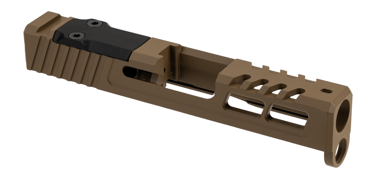 Zaffiri Precision ZPS2 Slide 9mm Luger 17-4 Stainless RMSc Optic Cut FDE - Fits Glock 43/43X