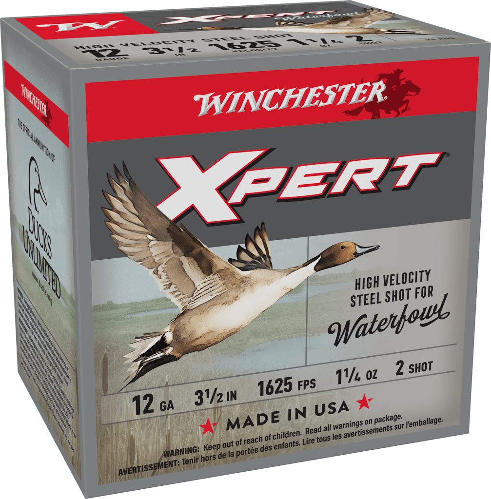 Winchester Ammo Super-X Xpert High Velocity 12 Gauge 3.5" 1-1/4 oz #2 Steel Shot 25 Rd - Box or Case