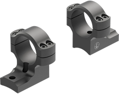 Leupold BackCountry 2-Piece Ring Mount 1" Medium Matte Black - Weatherby Mark V