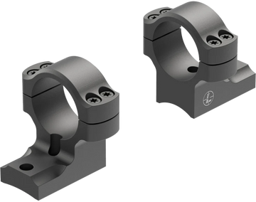 Leupold BackCountry 2-Piece Ring Mount 1" Medium Matte Black - Weatherby Mark V