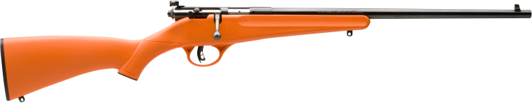 Savage Rascal Youth 22 LR 16.13" 1-Rd Bolt Action Rifle - Orange Stock
