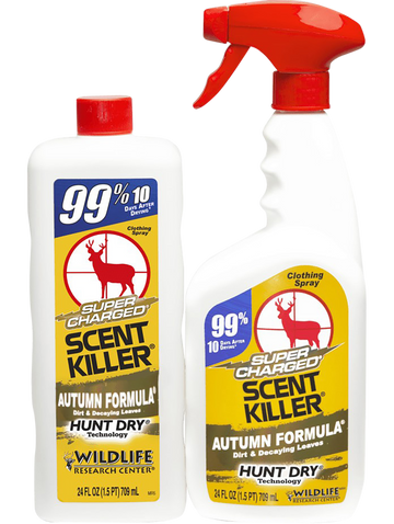 Wildlife Research 579 Scent Killer Autumn Formula Combo 24 oz Trigger Spray Odor Eliminator
