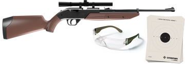 Crosman 760BKT 760 Pumpmaster .177 Cal 33.63" Bolt Action Air Rifle Kit